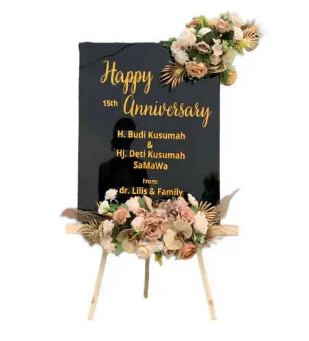 Papan Bunga Akrilik Tlekung