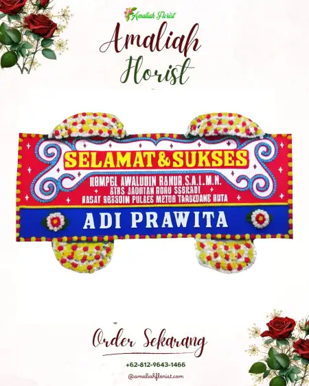 Papan Bunga Ucapan Selamat Tlekung