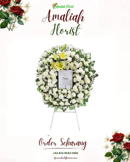 Krans Bunga Duka Tlekung